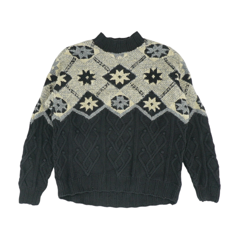 Vintage Multi Graphic Pullover Sweater