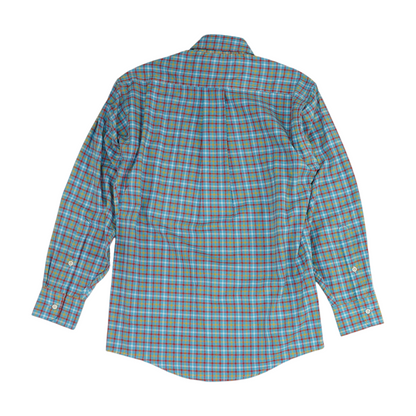 Blue Check Long Sleeve Button Down