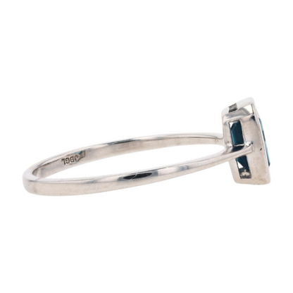 Sterling Silver London Blue Topaz Fashion Ring