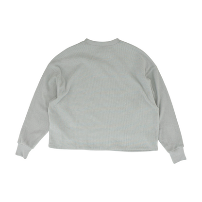 Gray Solid Pajama Top