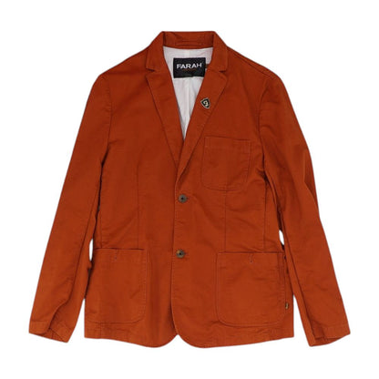 Rust Solid Sport Coat