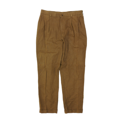 Brown Straight Pants