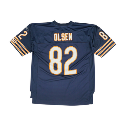 Vintage Men's Navy Chicago Bears Short Sleeve Jersey