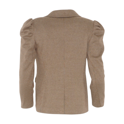 Brown Check Blazer