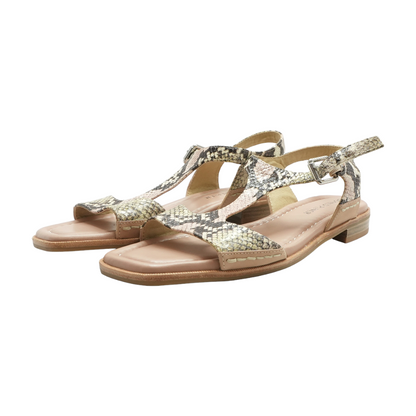 Tan Heeled Sandals