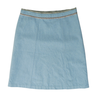 Blue Mini Skirt