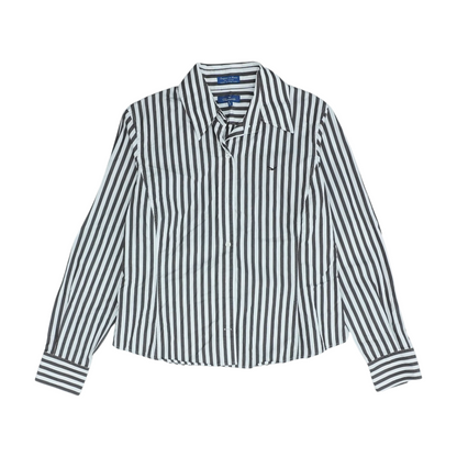 Brown Striped Button Down