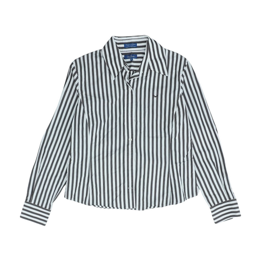 Brown Striped Button Down