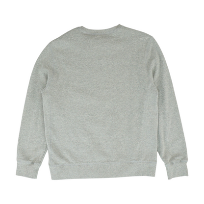 Gray Solid Sweatshirt Pullover