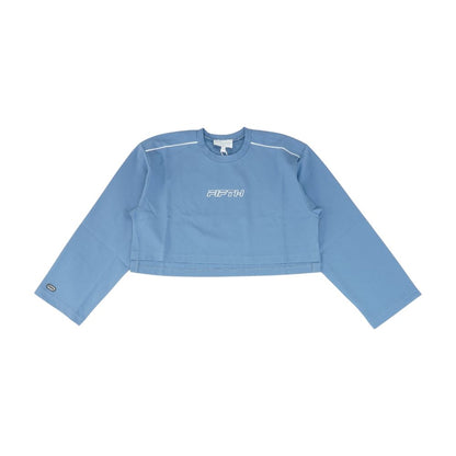 Blue Solid Sweatshirt