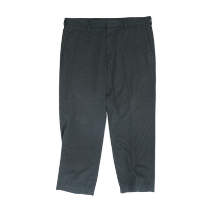 Black Striped Regular Pants