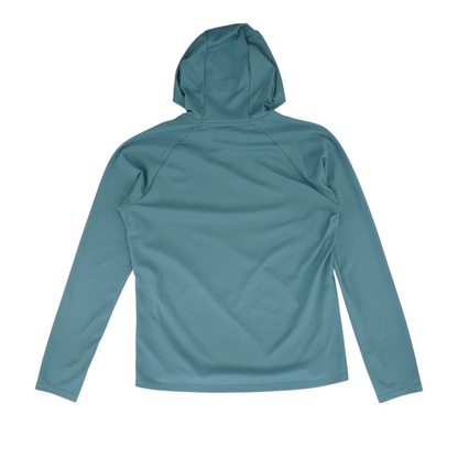 Green Solid Hoodie Pullover