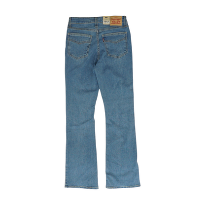 Blue Bootcut Jeans