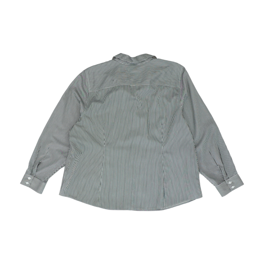 Charcoal Striped Button Down
