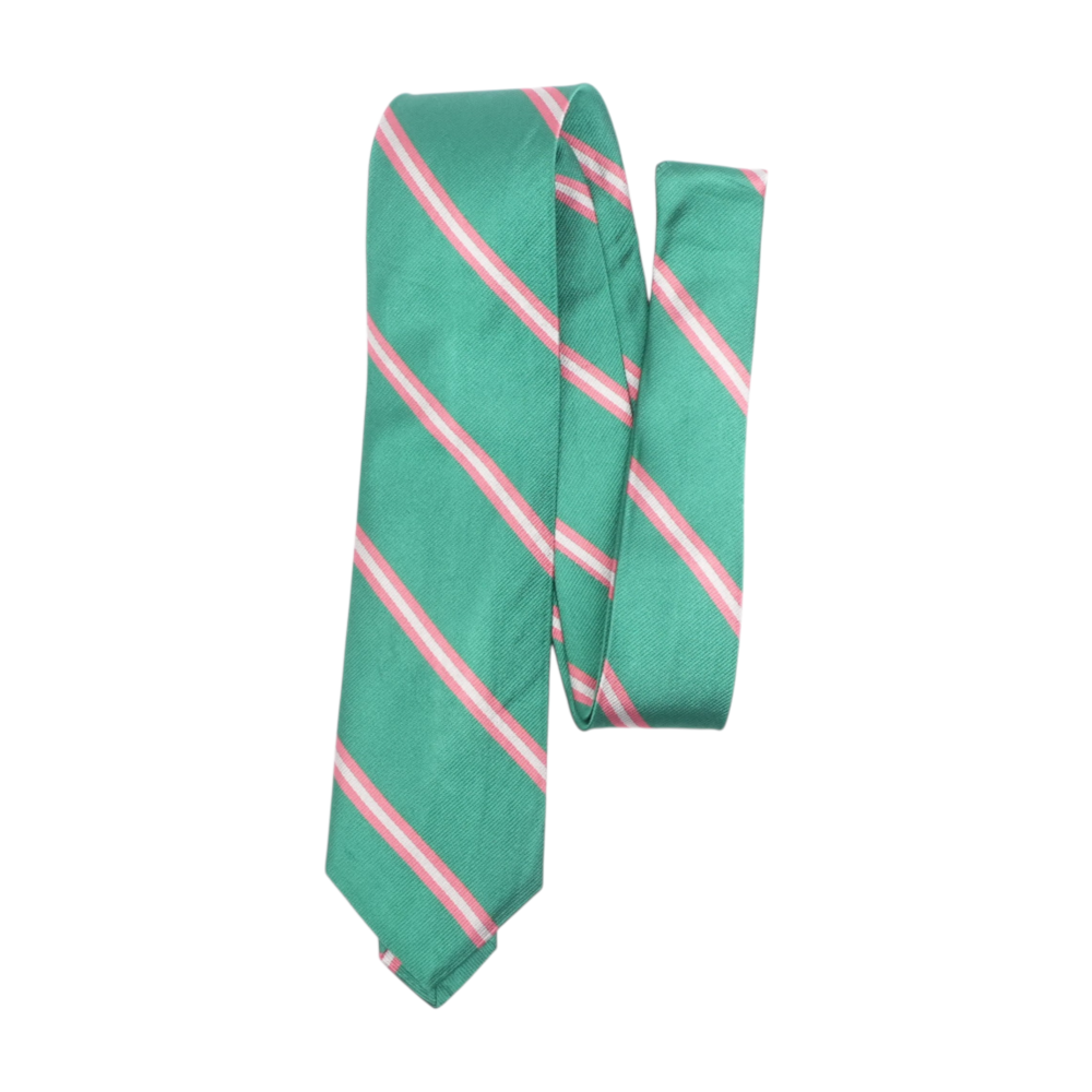 Green Striped Neck Tie