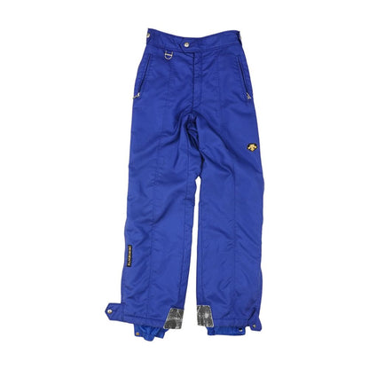 Navy Solid Active Pants