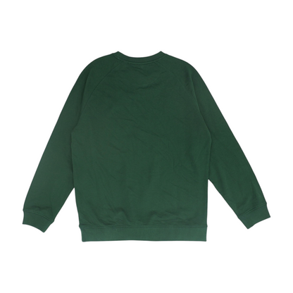 Green Solid Sweatshirt Pullover