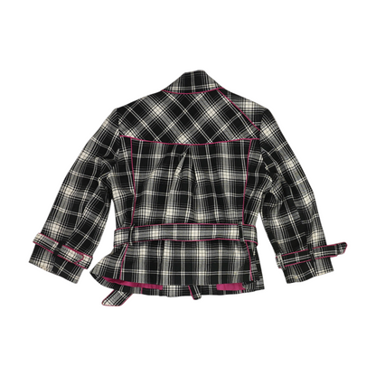 Black Plaid Blazer