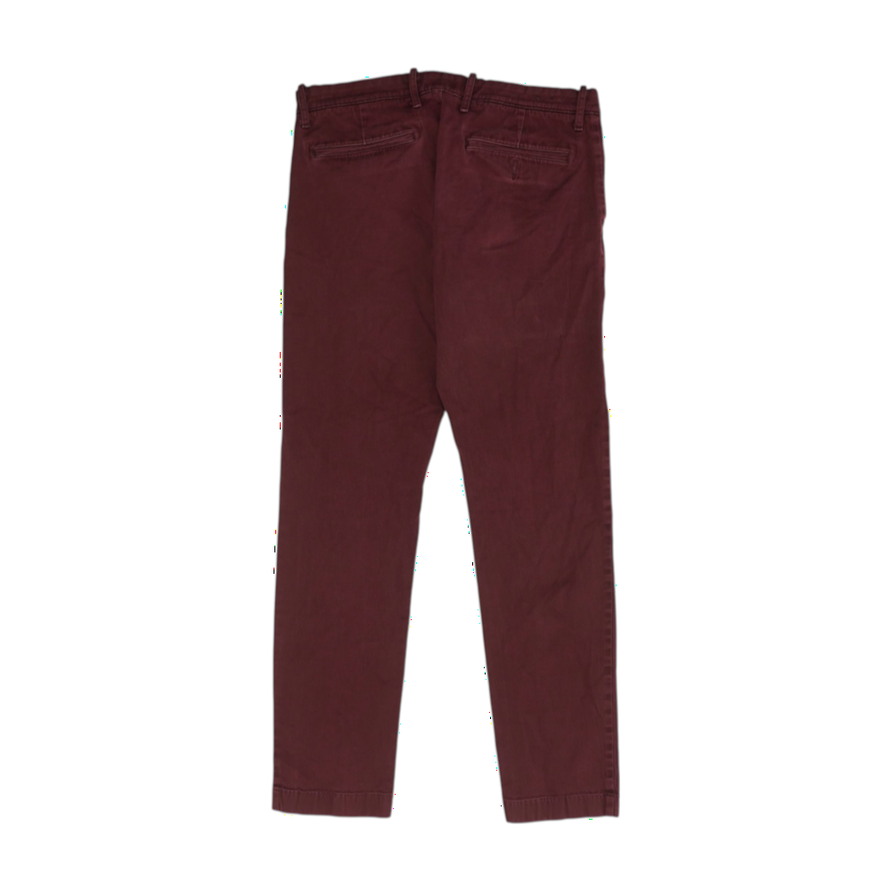 Burgundy Regular Pants