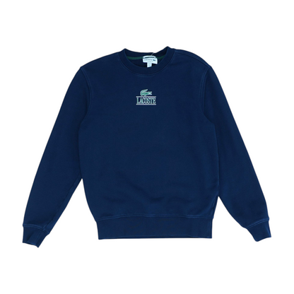 Navy Solid Sweatshirt Pullover