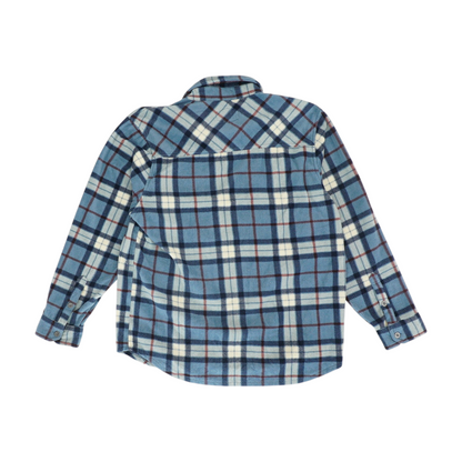 Blue Plaid Flannel Button Down