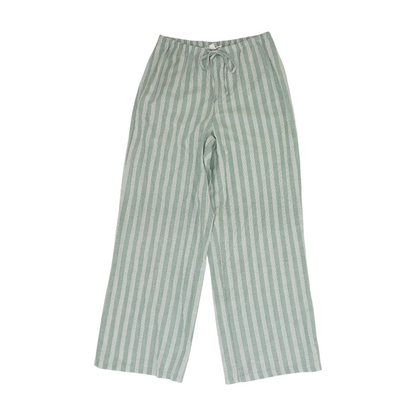 Green Striped Pants