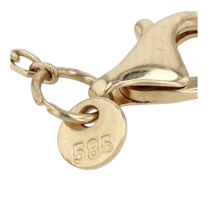 14K Yellow Gold Chain Bracelet