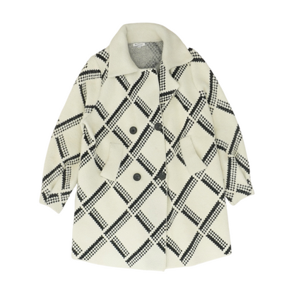 Beige Print Coat