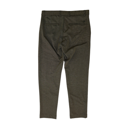 Brown Striped Regular Pants