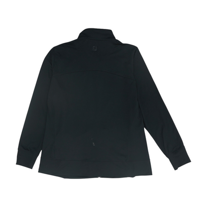Black Solid Active Jacket