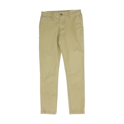 Khaki Solid Chino Pants