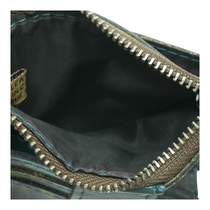 Teal Card Case Wallet