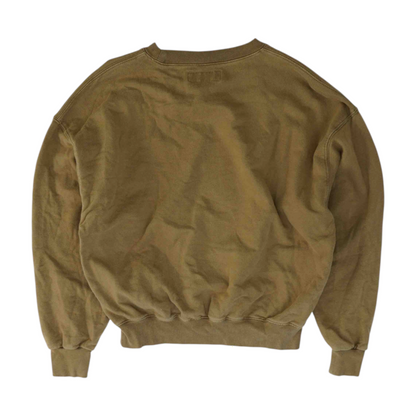Brown Solid Sweatshirt Pullover