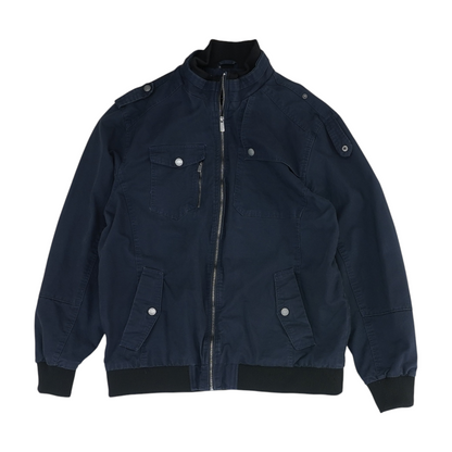 Navy Solid Jacket