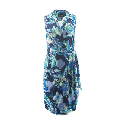 Blue Paisley Mini Dress