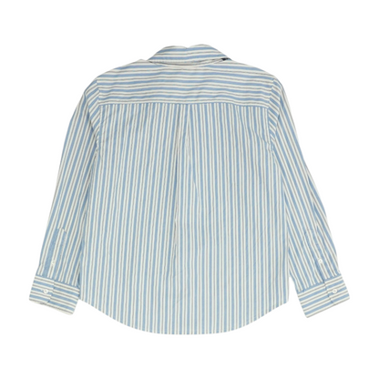 Blue Striped Long Sleeve Button Down