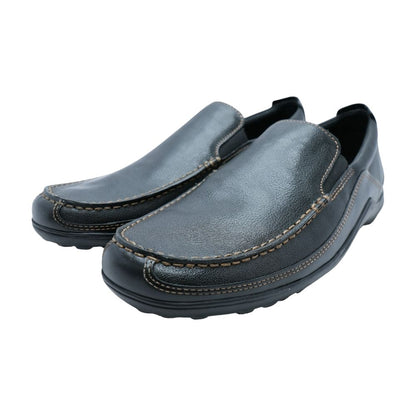 Black Leather Loafer Dress Shoes