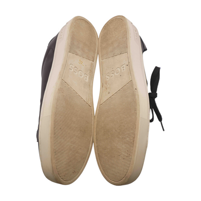 Brown Lace-Up Casual Shoes