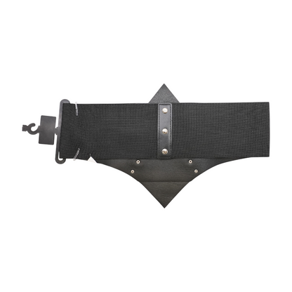 Black Faux Leather Belt