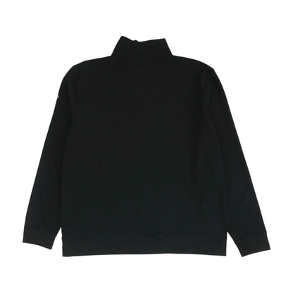 Black Solid Active Jacket