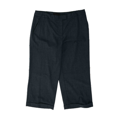 Gray Check Dress Capris