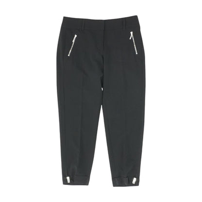 Black Solid Dress Pants
