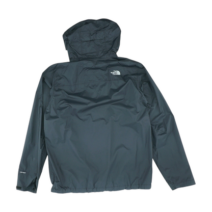 Black Solid Rain Jacket