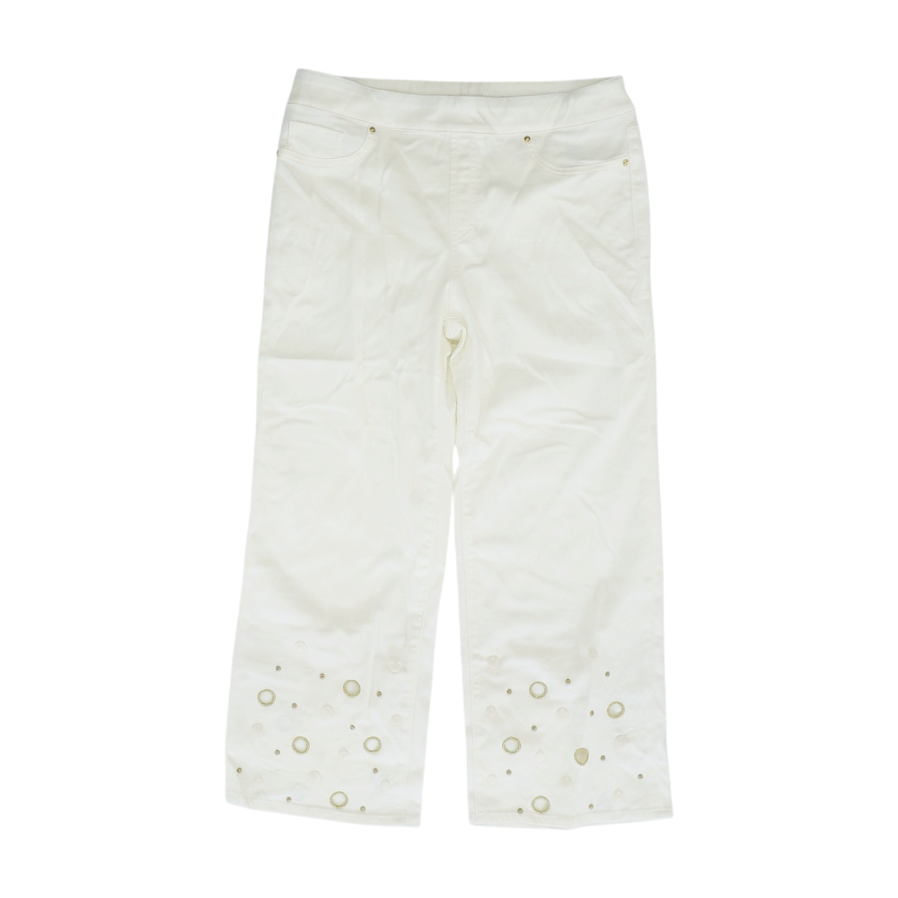 White Straight Jeans
