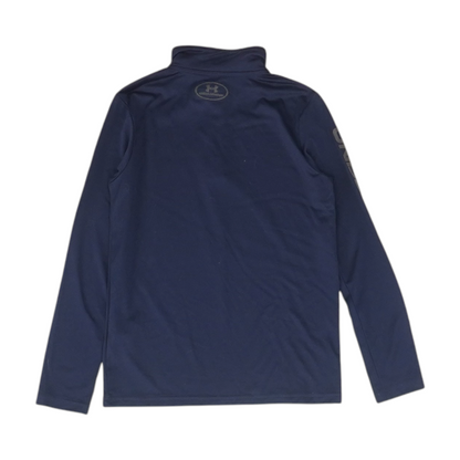 Navy Color Block 1/4 Zip Pullover