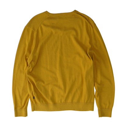 Mustard Solid Pullover Sweater