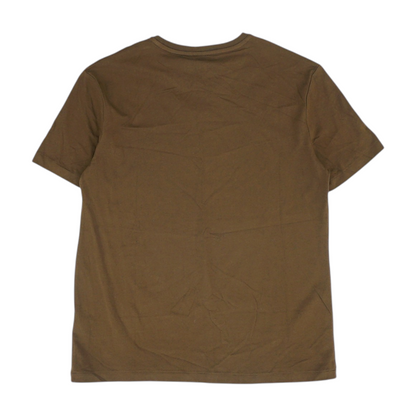 Brown Solid T-Shirt