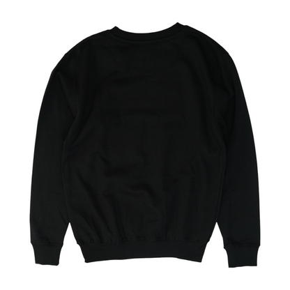 Black Graphic Sweatshirt Pullover