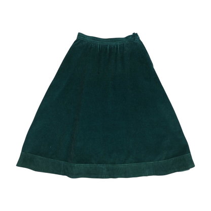 Vintage Green Midi Skirt