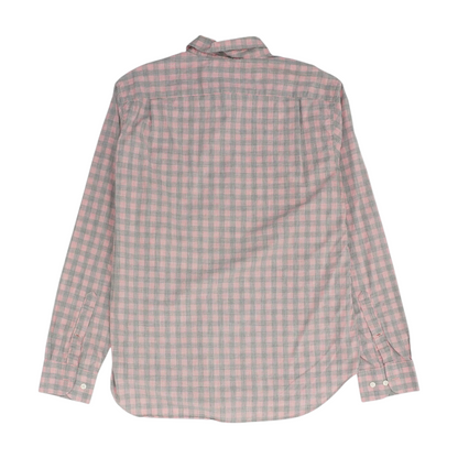 Pink Check Long Sleeve Button Down